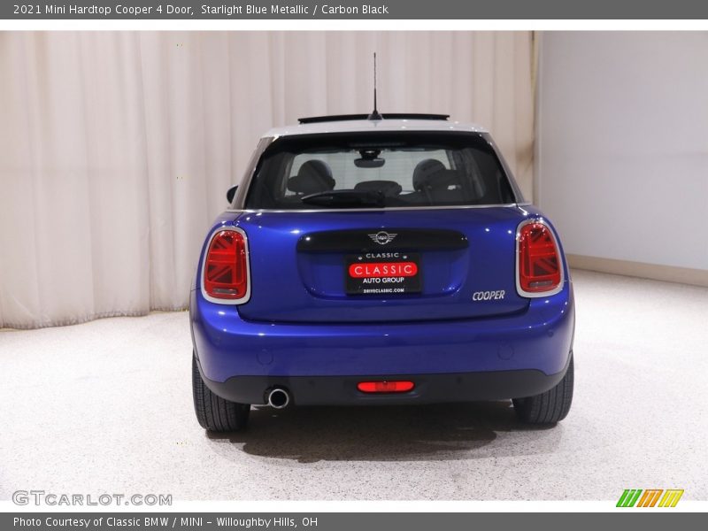 Starlight Blue Metallic / Carbon Black 2021 Mini Hardtop Cooper 4 Door