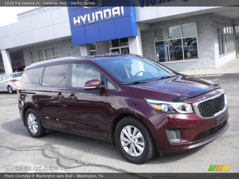 Venetian Red / Dark Graphite 2018 Kia Sedona LX