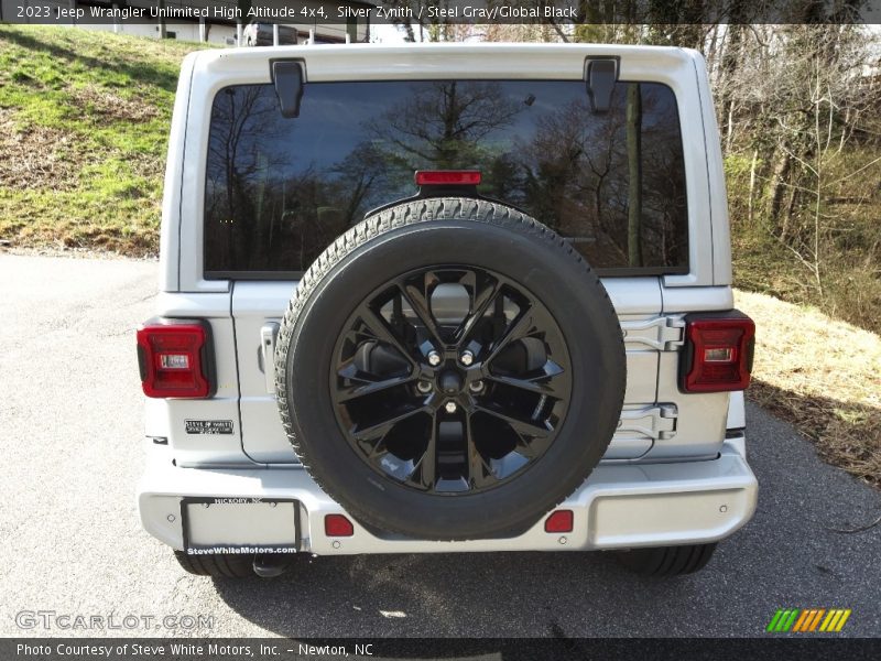 Silver Zynith / Steel Gray/Global Black 2023 Jeep Wrangler Unlimited High Altitude 4x4