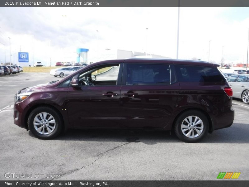 Venetian Red / Dark Graphite 2018 Kia Sedona LX