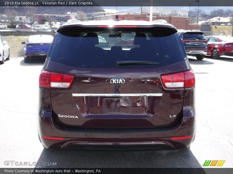 Venetian Red / Dark Graphite 2018 Kia Sedona LX