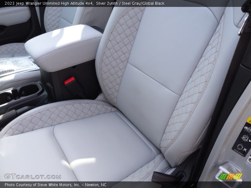 Front Seat of 2023 Wrangler Unlimited High Altitude 4x4