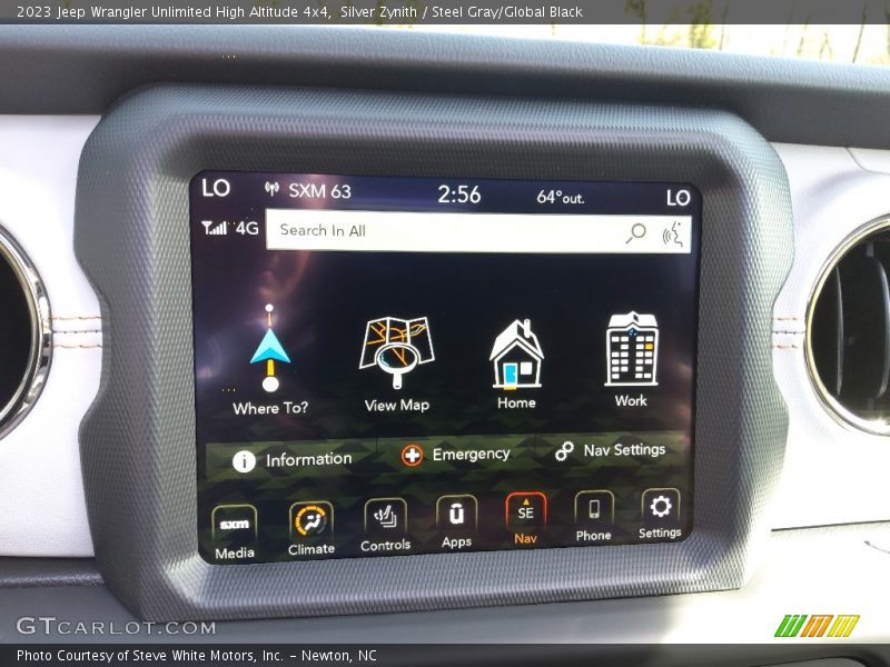 Controls of 2023 Wrangler Unlimited High Altitude 4x4