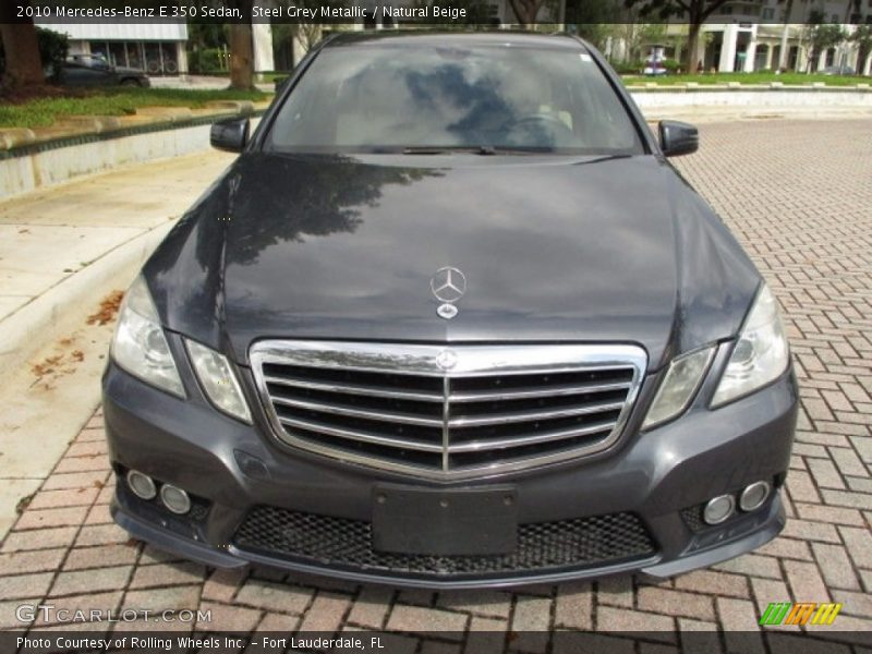 Steel Grey Metallic / Natural Beige 2010 Mercedes-Benz E 350 Sedan