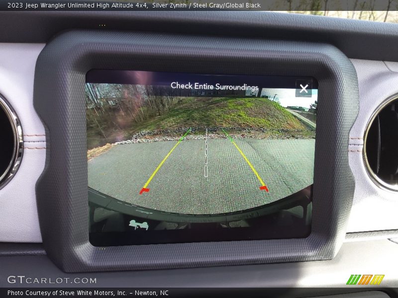 Navigation of 2023 Wrangler Unlimited High Altitude 4x4