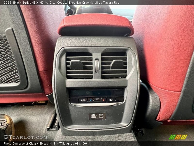 Brooklyn Gray Metallic / Tacora Red 2023 BMW 4 Series 430i xDrive Gran Coupe