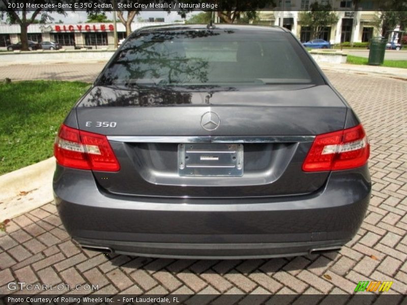 Steel Grey Metallic / Natural Beige 2010 Mercedes-Benz E 350 Sedan