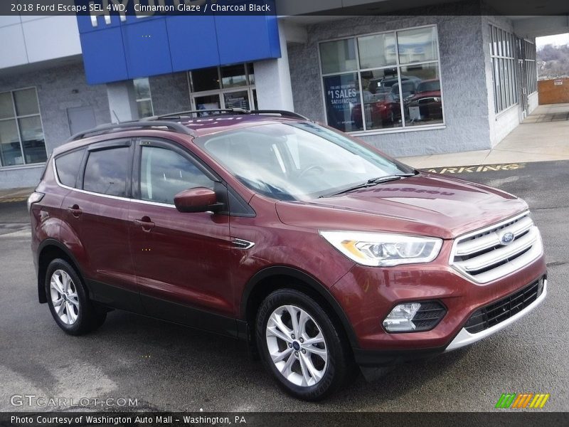Cinnamon Glaze / Charcoal Black 2018 Ford Escape SEL 4WD
