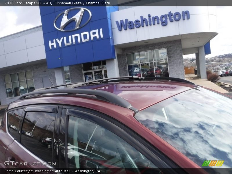 Cinnamon Glaze / Charcoal Black 2018 Ford Escape SEL 4WD
