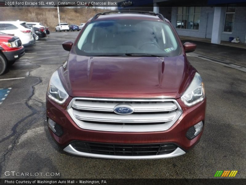 Cinnamon Glaze / Charcoal Black 2018 Ford Escape SEL 4WD