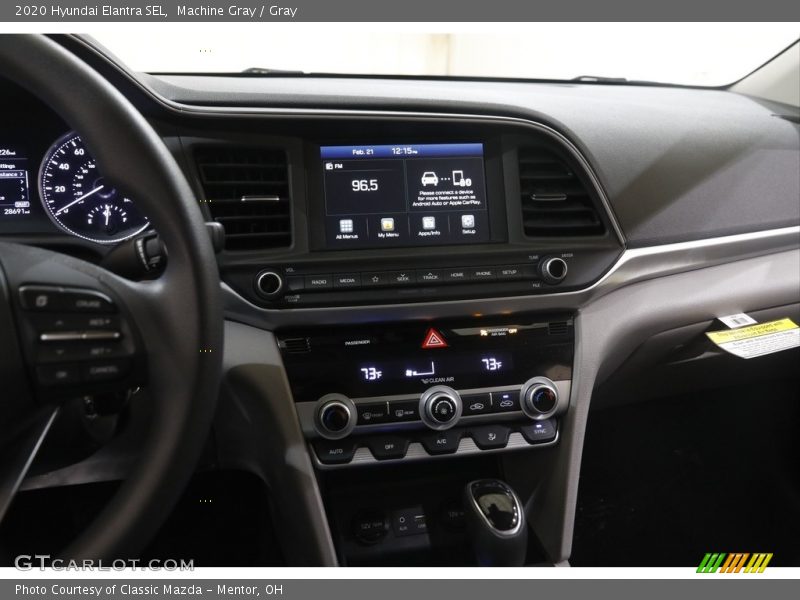 Machine Gray / Gray 2020 Hyundai Elantra SEL