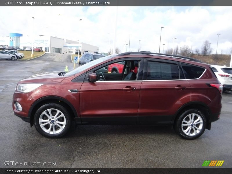 Cinnamon Glaze / Charcoal Black 2018 Ford Escape SEL 4WD
