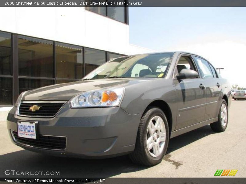 Dark Gray Metallic / Titanium Gray 2008 Chevrolet Malibu Classic LT Sedan