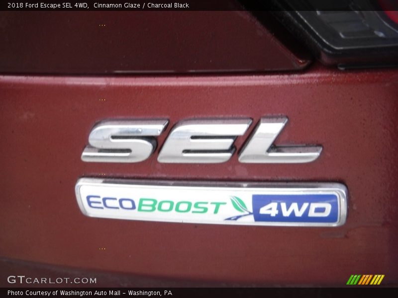 Cinnamon Glaze / Charcoal Black 2018 Ford Escape SEL 4WD