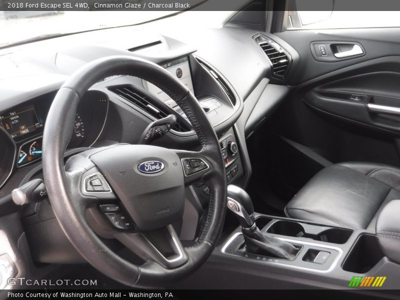 Cinnamon Glaze / Charcoal Black 2018 Ford Escape SEL 4WD
