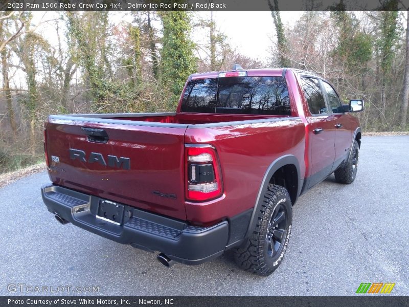 Delmonico Red Pearl / Red/Black 2023 Ram 1500 Rebel Crew Cab 4x4