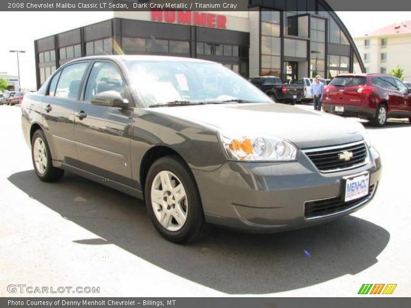 Dark Gray Metallic / Titanium Gray 2008 Chevrolet Malibu Classic LT Sedan
