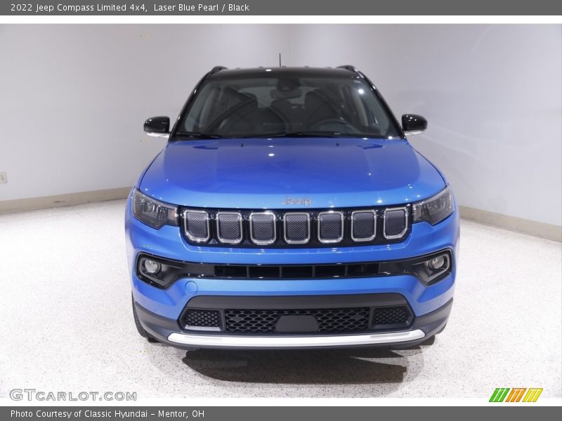 Laser Blue Pearl / Black 2022 Jeep Compass Limited 4x4