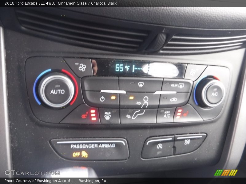 Cinnamon Glaze / Charcoal Black 2018 Ford Escape SEL 4WD