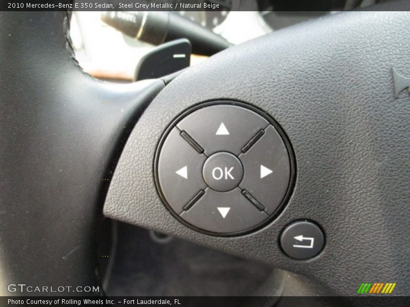 Steel Grey Metallic / Natural Beige 2010 Mercedes-Benz E 350 Sedan