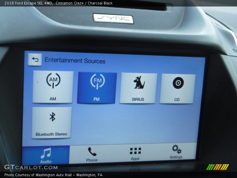 Cinnamon Glaze / Charcoal Black 2018 Ford Escape SEL 4WD