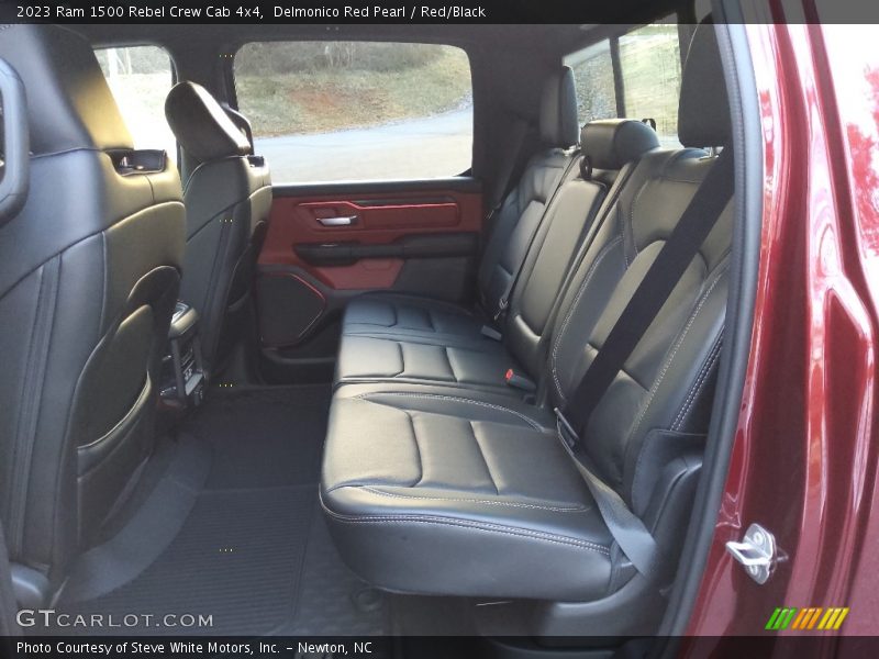 Rear Seat of 2023 1500 Rebel Crew Cab 4x4