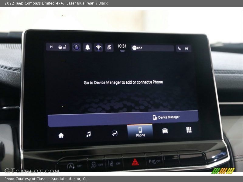 Controls of 2022 Compass Limited 4x4