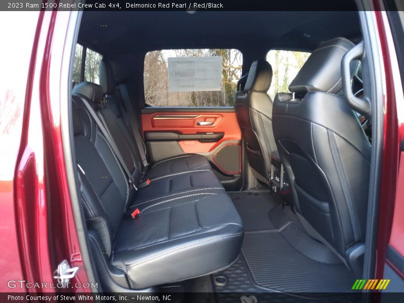 Rear Seat of 2023 1500 Rebel Crew Cab 4x4