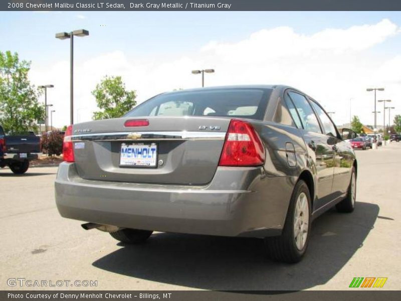Dark Gray Metallic / Titanium Gray 2008 Chevrolet Malibu Classic LT Sedan