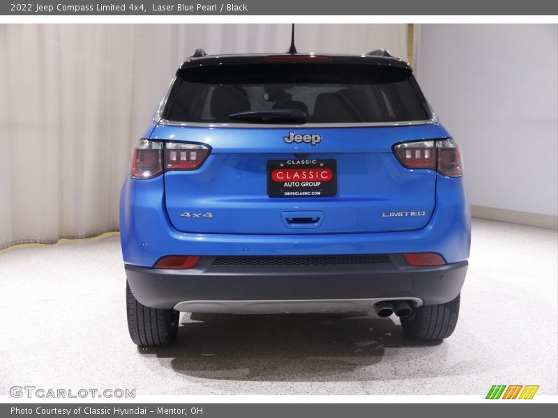 Laser Blue Pearl / Black 2022 Jeep Compass Limited 4x4