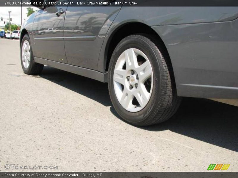 Dark Gray Metallic / Titanium Gray 2008 Chevrolet Malibu Classic LT Sedan