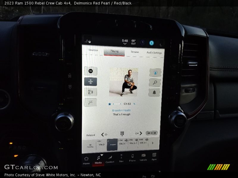 Delmonico Red Pearl / Red/Black 2023 Ram 1500 Rebel Crew Cab 4x4