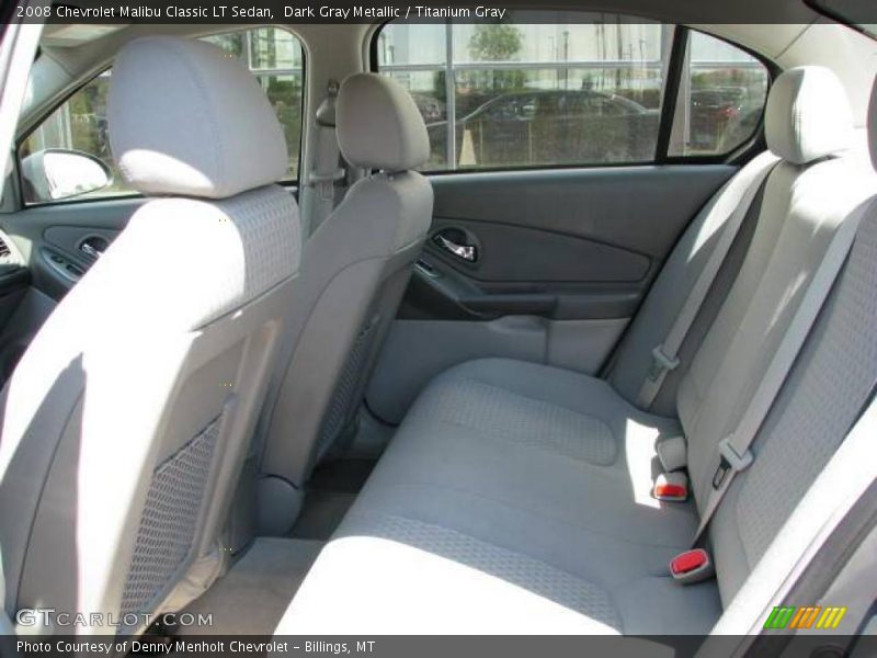 Dark Gray Metallic / Titanium Gray 2008 Chevrolet Malibu Classic LT Sedan