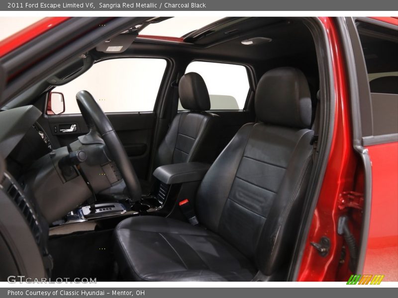 Sangria Red Metallic / Charcoal Black 2011 Ford Escape Limited V6