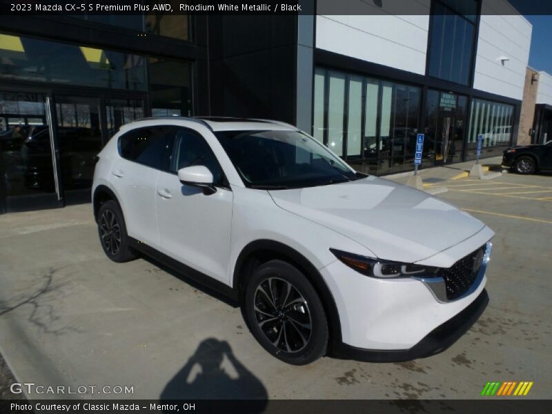 Rhodium White Metallic / Black 2023 Mazda CX-5 S Premium Plus AWD