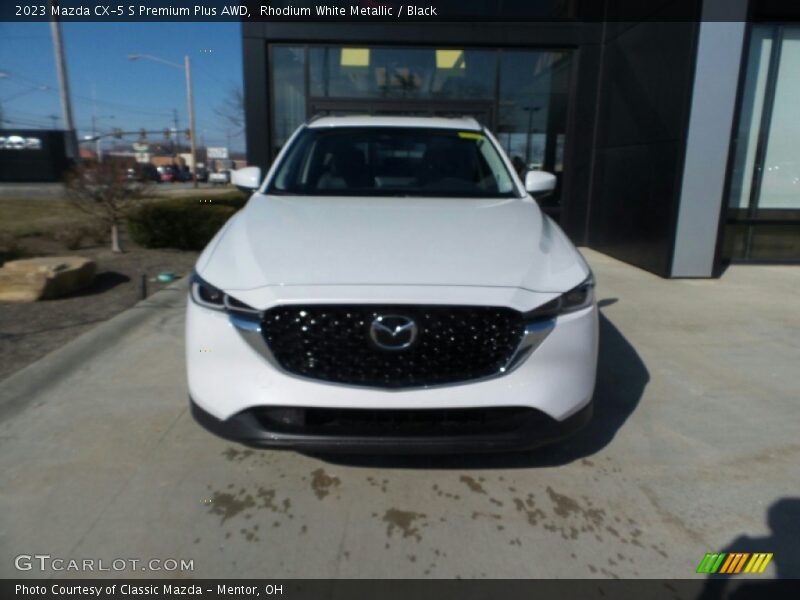 Rhodium White Metallic / Black 2023 Mazda CX-5 S Premium Plus AWD