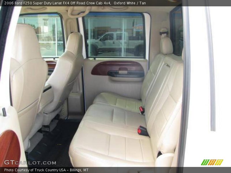 Oxford White / Tan 2006 Ford F250 Super Duty Lariat FX4 Off Road Crew Cab 4x4