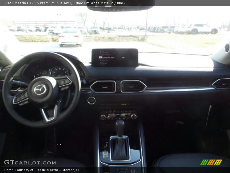 Rhodium White Metallic / Black 2023 Mazda CX-5 S Premium Plus AWD