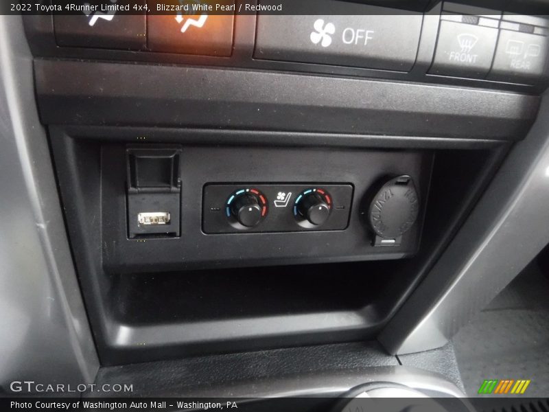 Blizzard White Pearl / Redwood 2022 Toyota 4Runner Limited 4x4