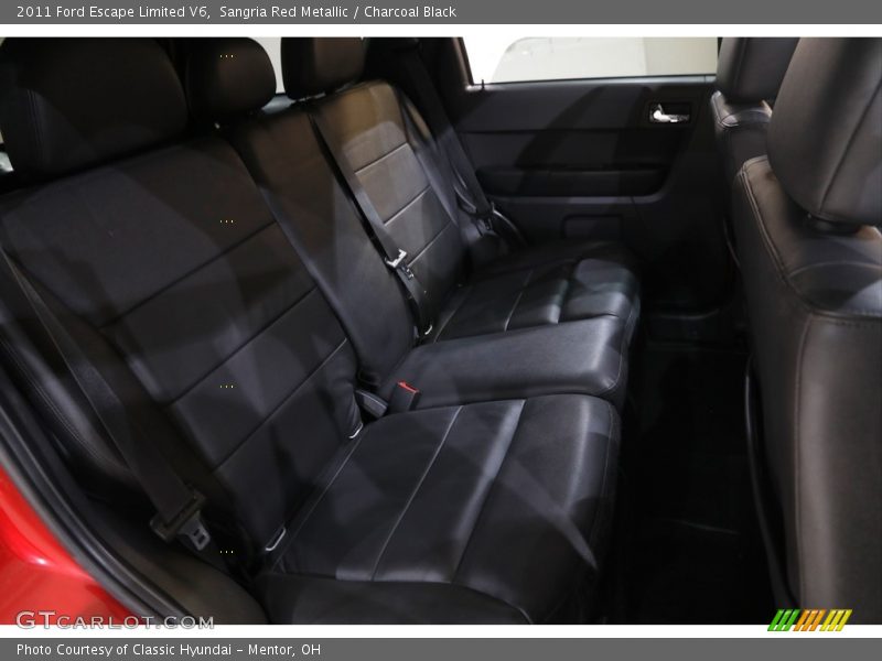 Sangria Red Metallic / Charcoal Black 2011 Ford Escape Limited V6