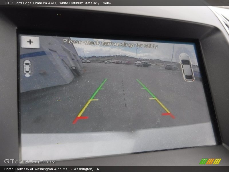 White Platinum Metallic / Ebony 2017 Ford Edge Titanium AWD