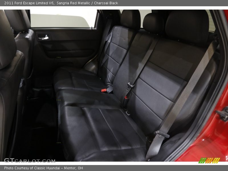 Sangria Red Metallic / Charcoal Black 2011 Ford Escape Limited V6