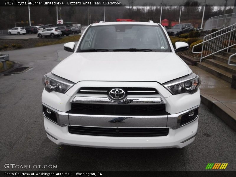 Blizzard White Pearl / Redwood 2022 Toyota 4Runner Limited 4x4