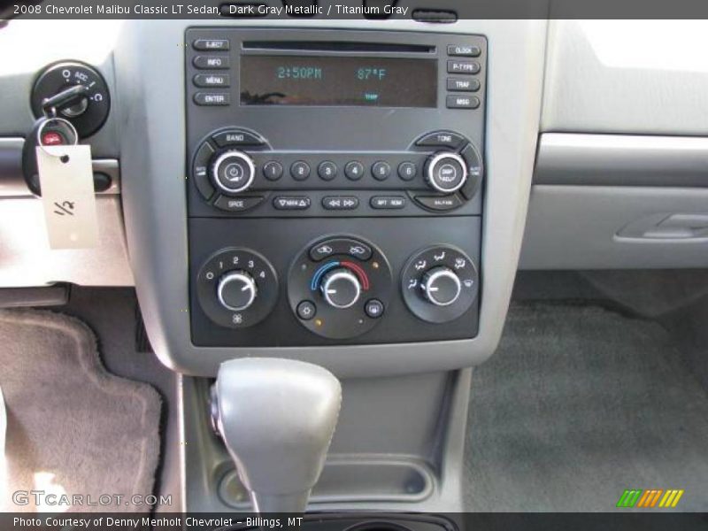 Dark Gray Metallic / Titanium Gray 2008 Chevrolet Malibu Classic LT Sedan
