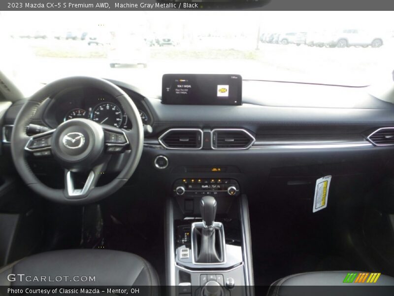 Machine Gray Metallic / Black 2023 Mazda CX-5 S Premium AWD