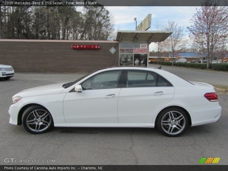 Polar White / Black 2016 Mercedes-Benz E 350 Sedan