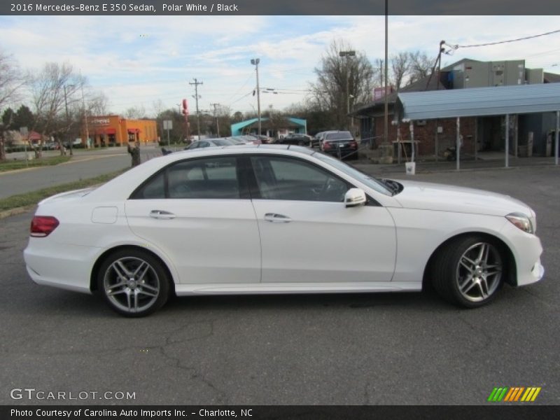 Polar White / Black 2016 Mercedes-Benz E 350 Sedan