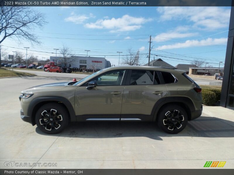  2023 CX-50 Turbo AWD Meridian Edition Zircon Sand Metallic
