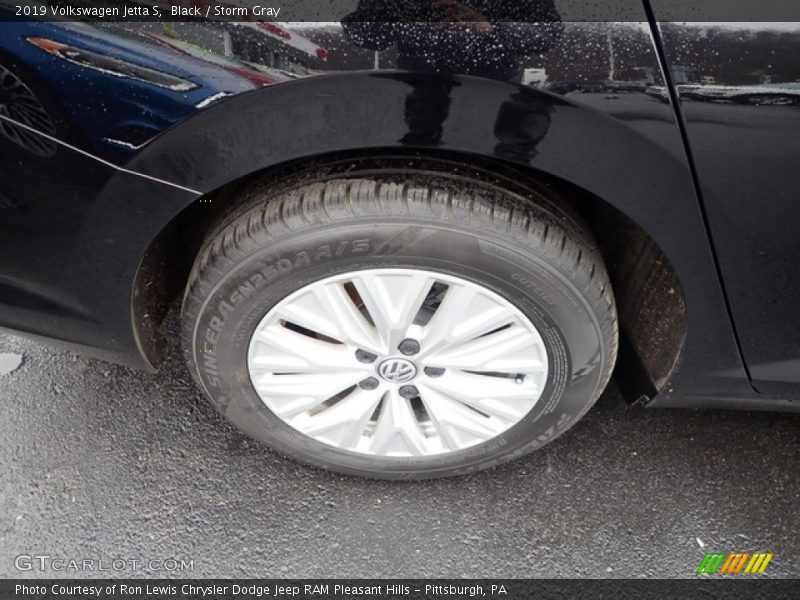 Black / Storm Gray 2019 Volkswagen Jetta S