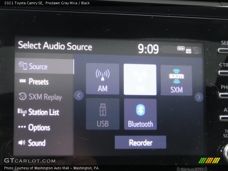 Predawn Gray Mica / Black 2021 Toyota Camry SE